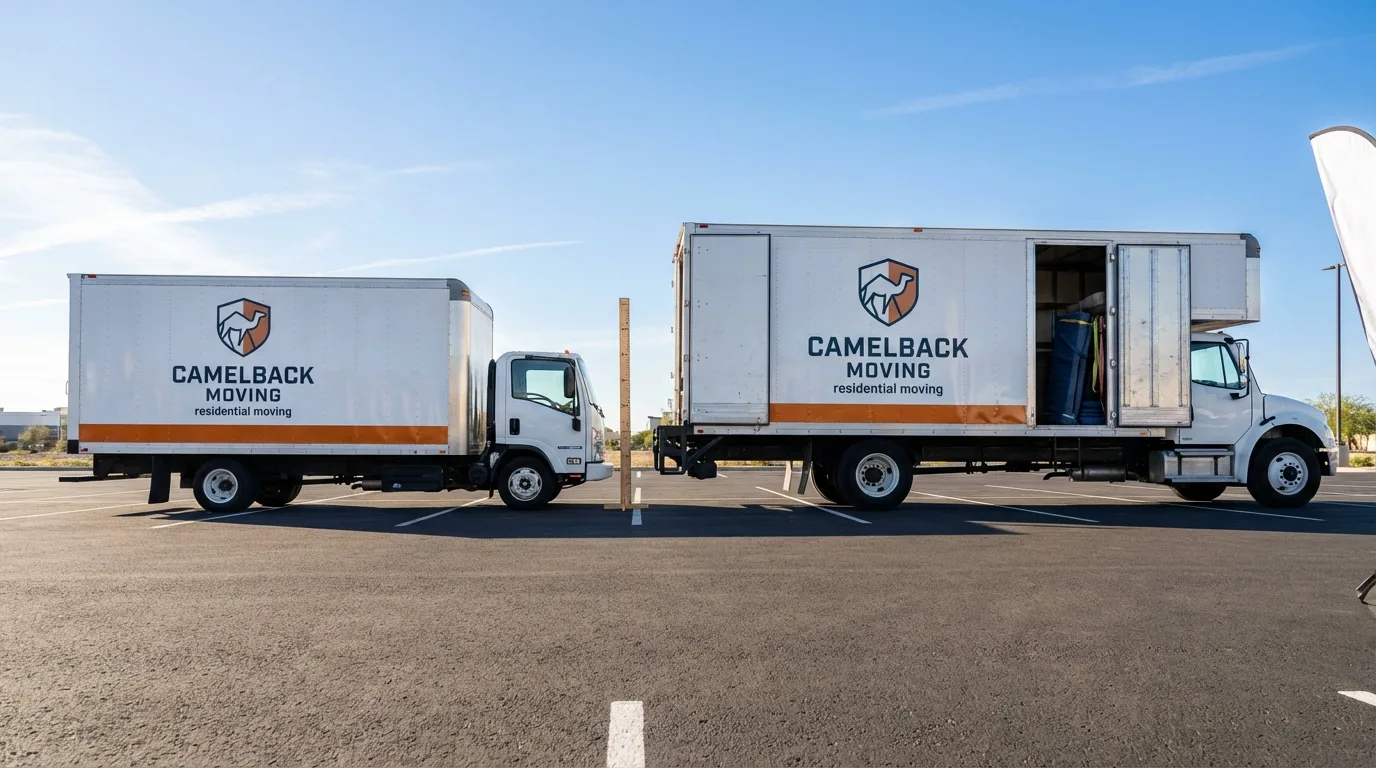 Moving truck size capacity guide in South Amboy